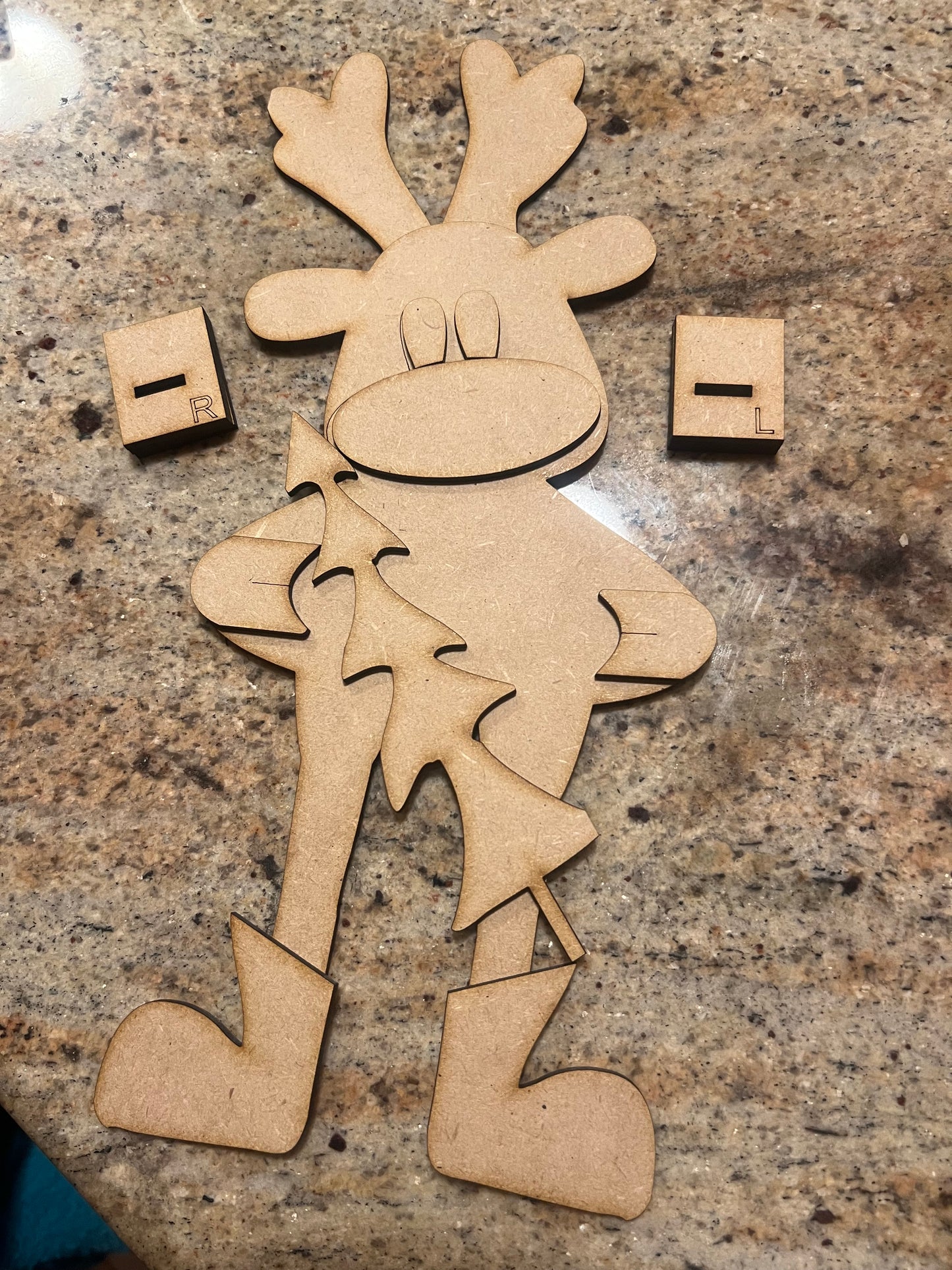 Standing Reindeer DIY Paint Kit