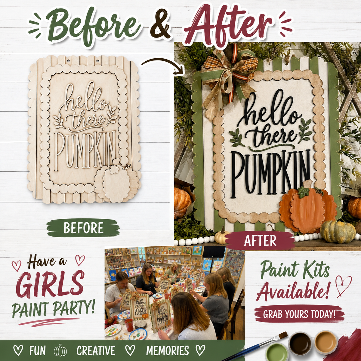 DIY Hello there Pumpkin kit
