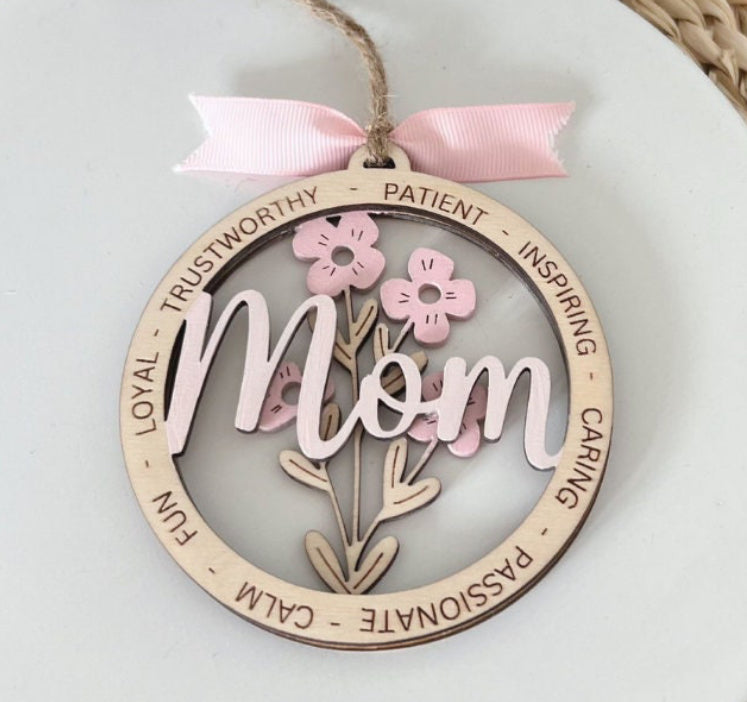 Mom car charm/ornament