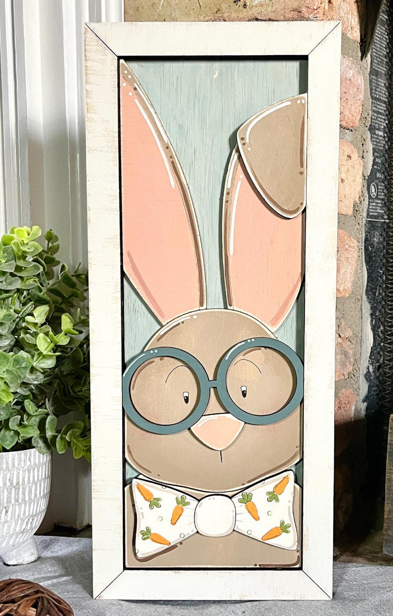 Easter Bunny sign Painted sign