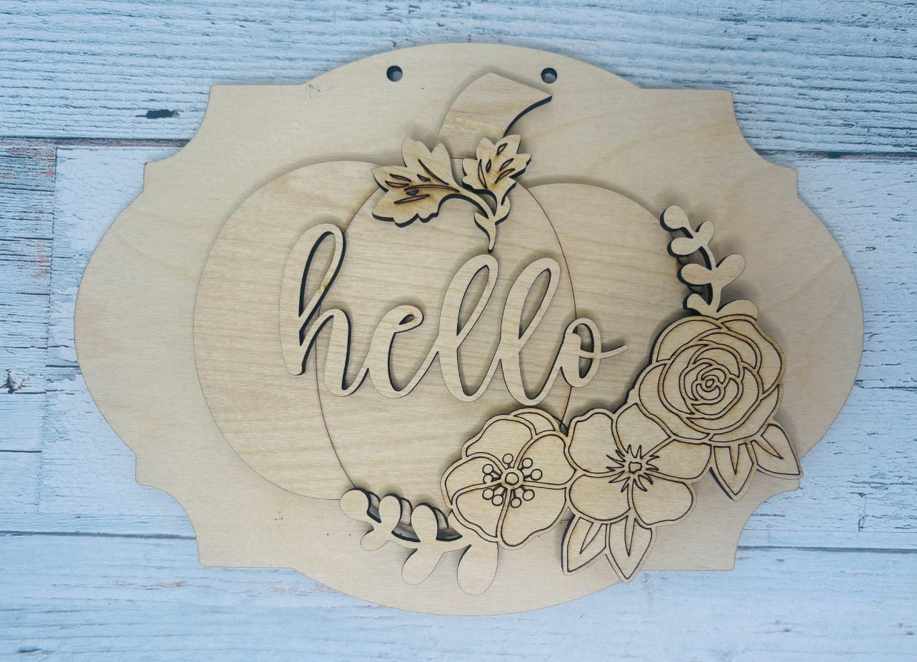 Hello Pumpkin DIY craft kit
