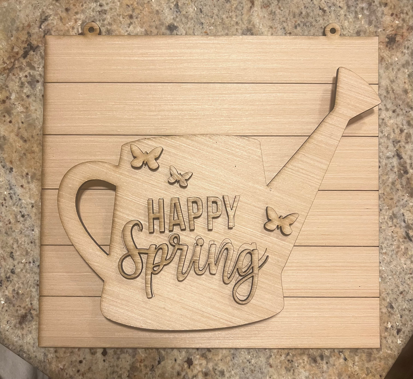 Happy Spring Watering Can Paint Kit