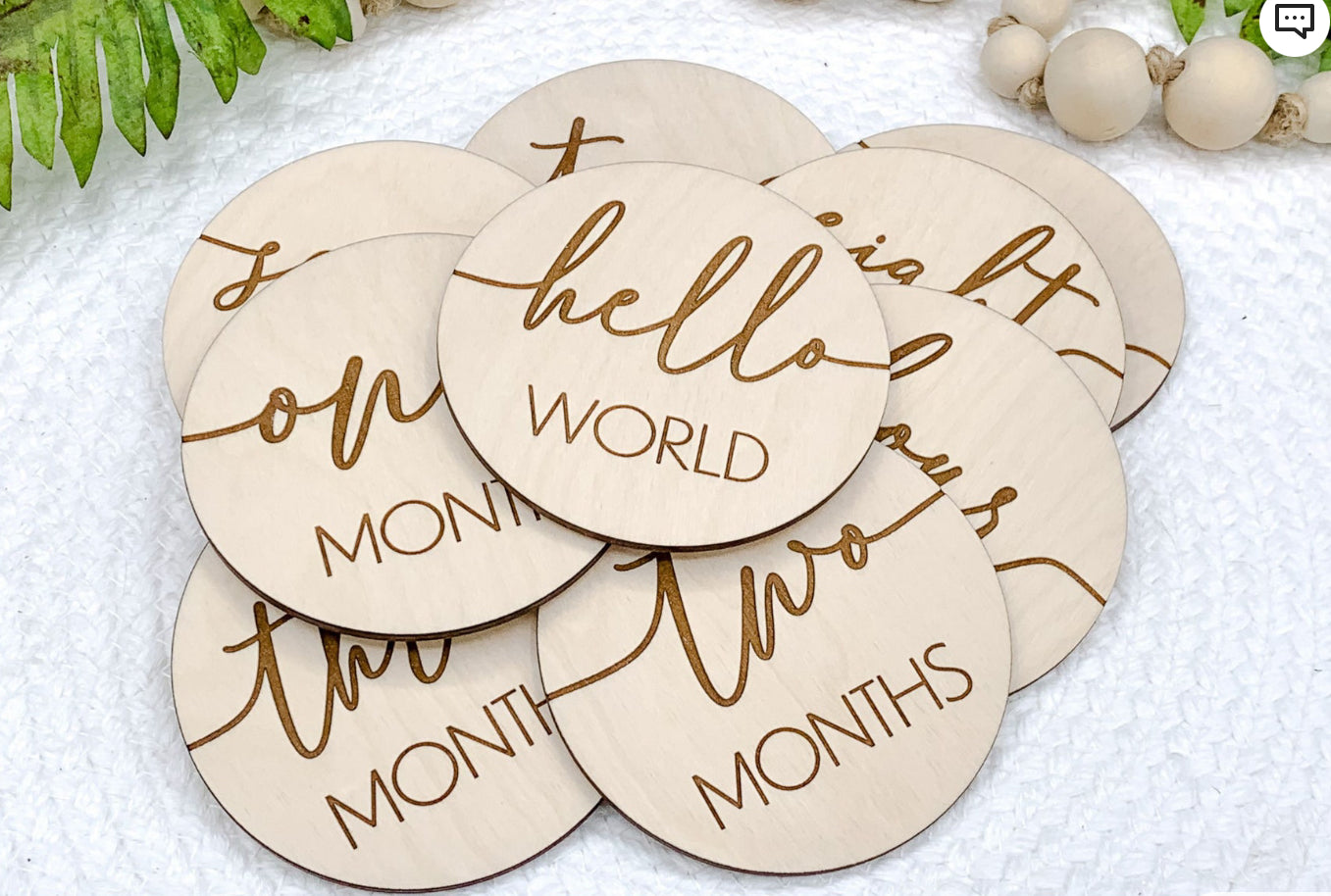 Milestone wood rounds