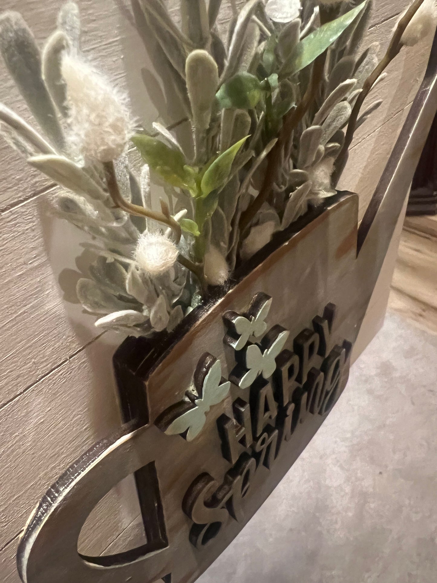 Hello Spring Watering can Finished product.