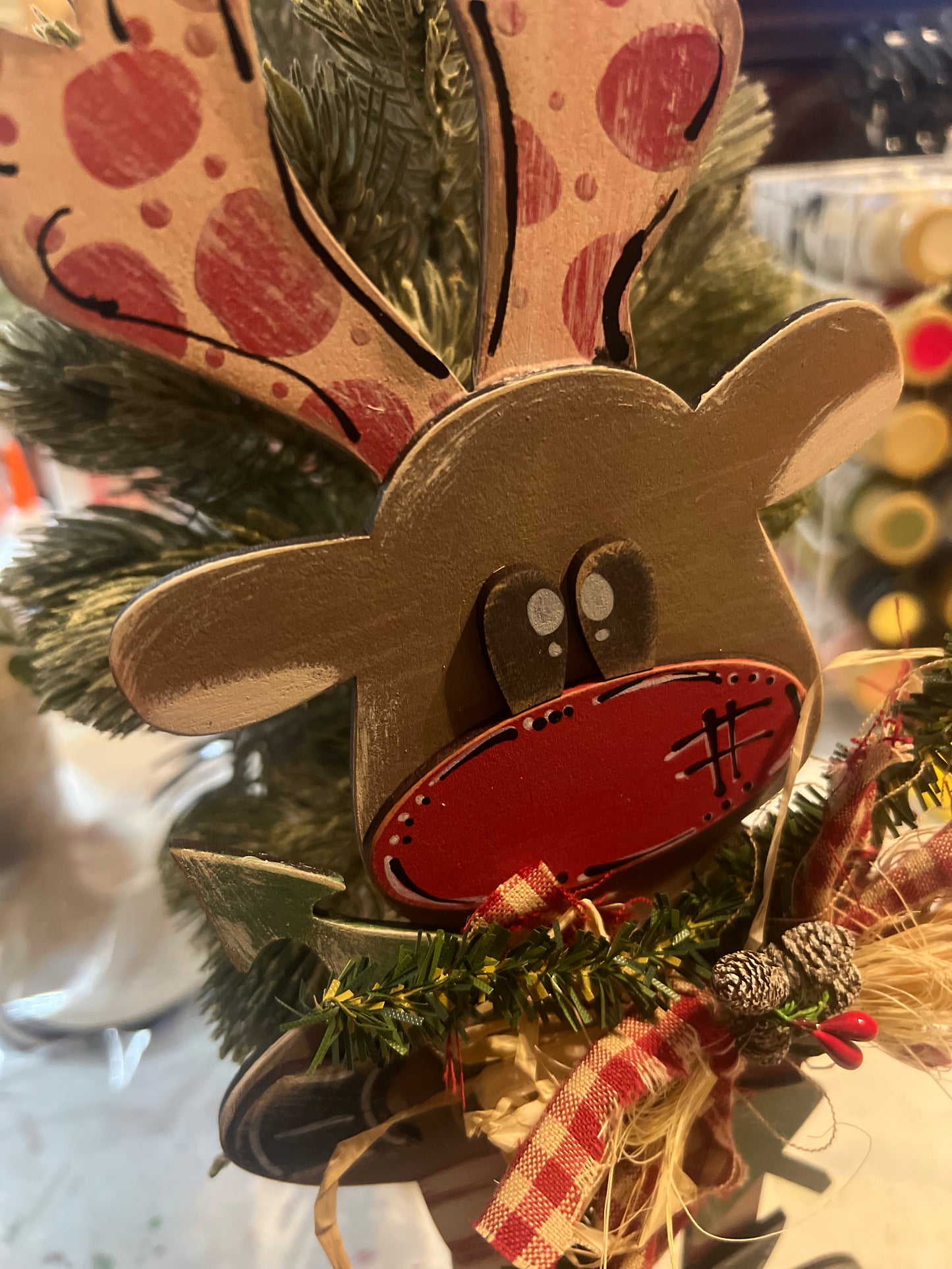 Standing Reindeer Finished Product