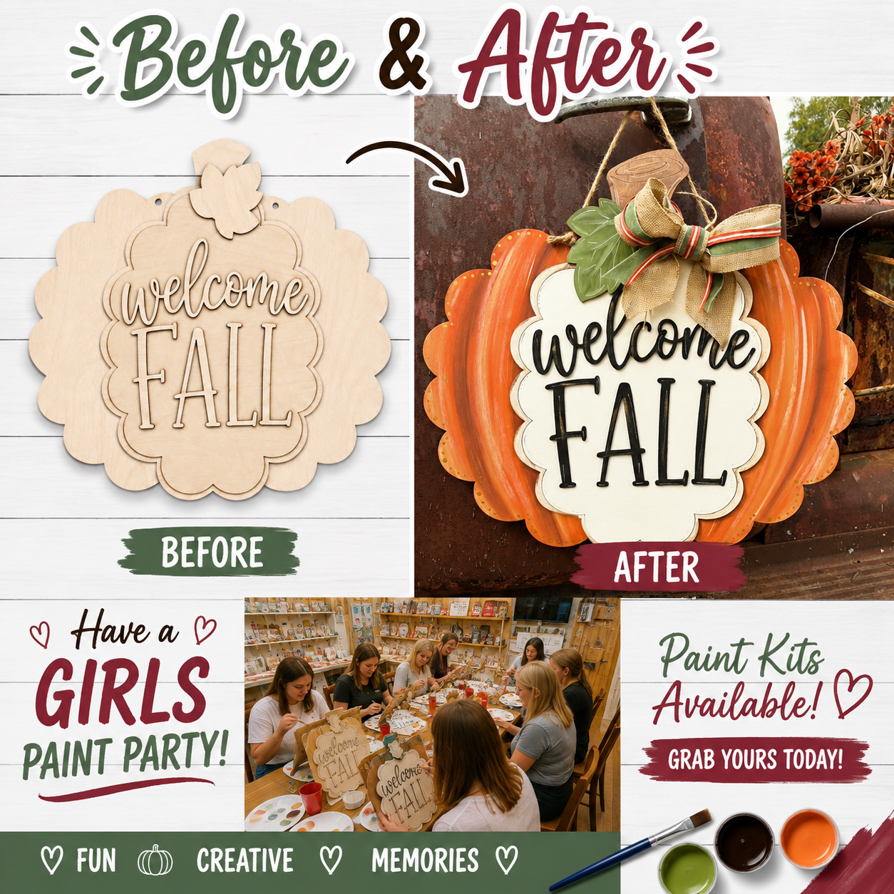 DIY Welcome Fall Pumpkin
