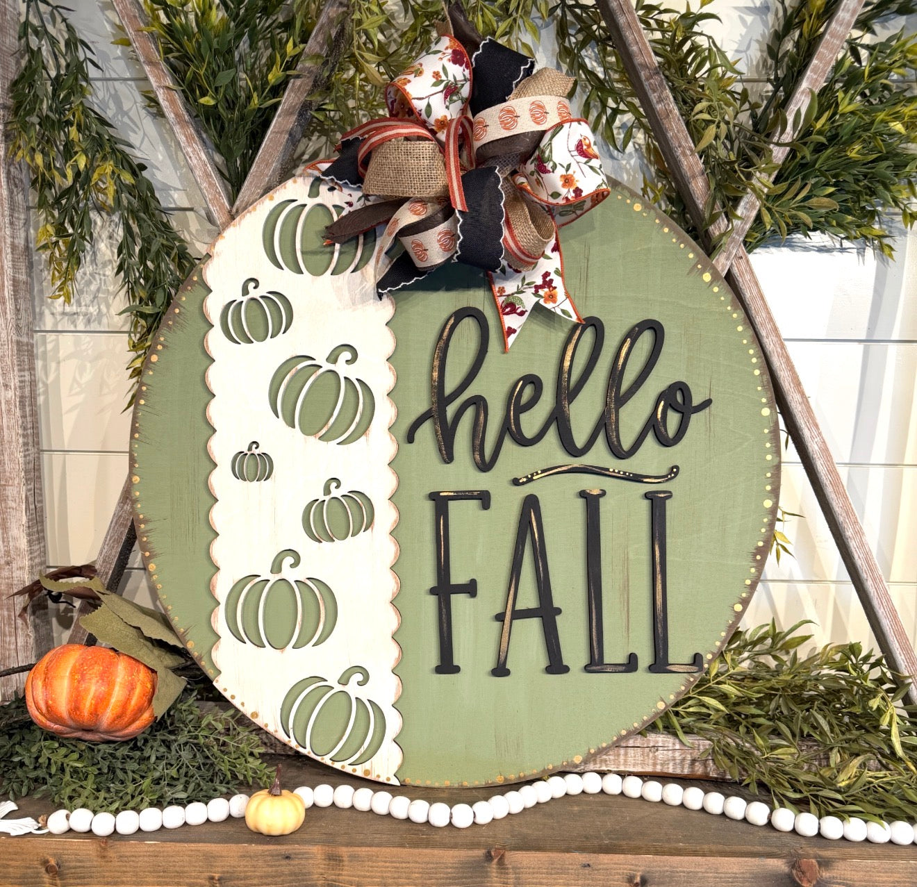 DIY Hello Fall Sign