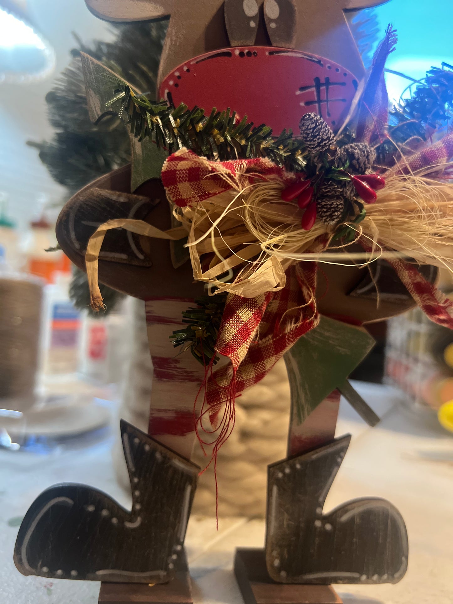 Standing Reindeer Finished Product