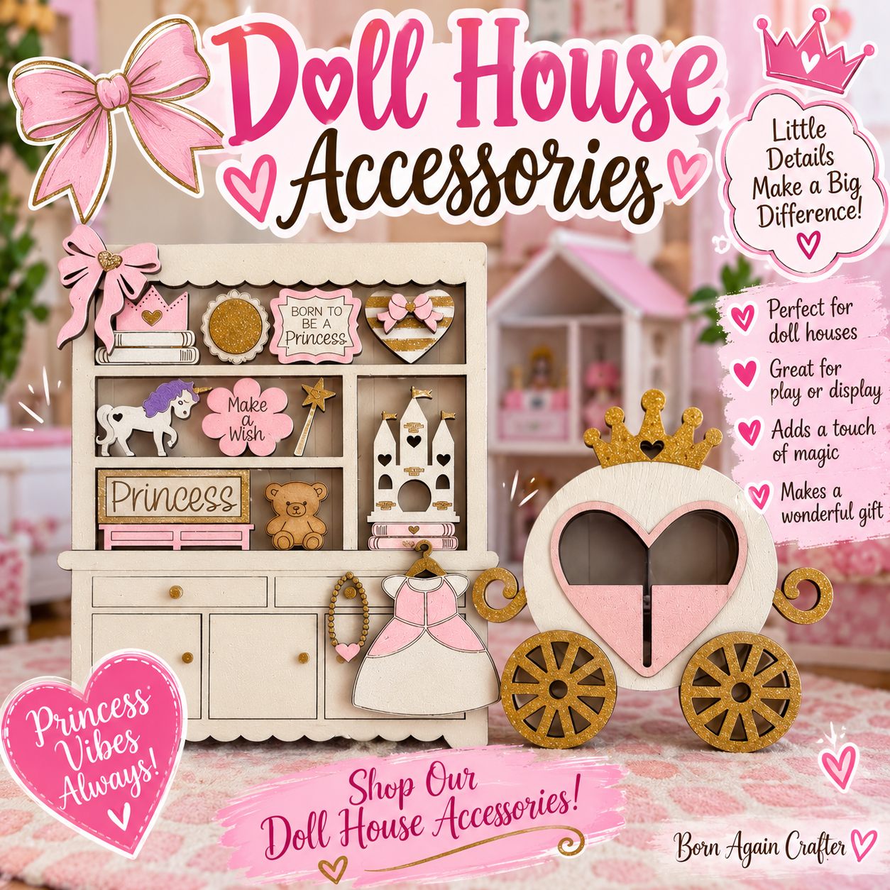 DIY Doll house accessories kit