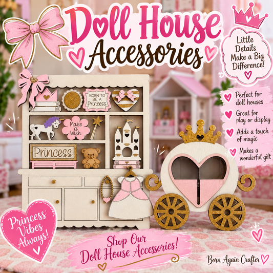 DIY Doll house accessories kit
