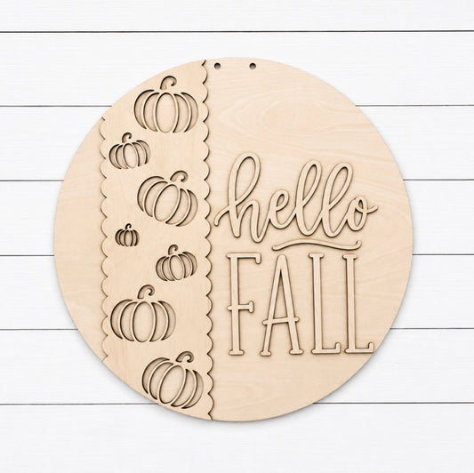 DIY Hello Fall Sign