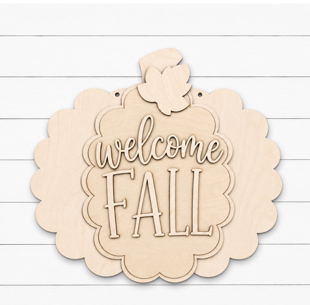 DIY Welcome Fall Pumpkin
