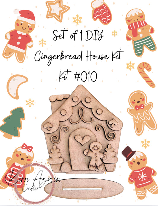 DIY Gingerbread House Paint Kit