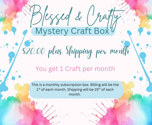 Blessed and Crafty mystery Craft Box