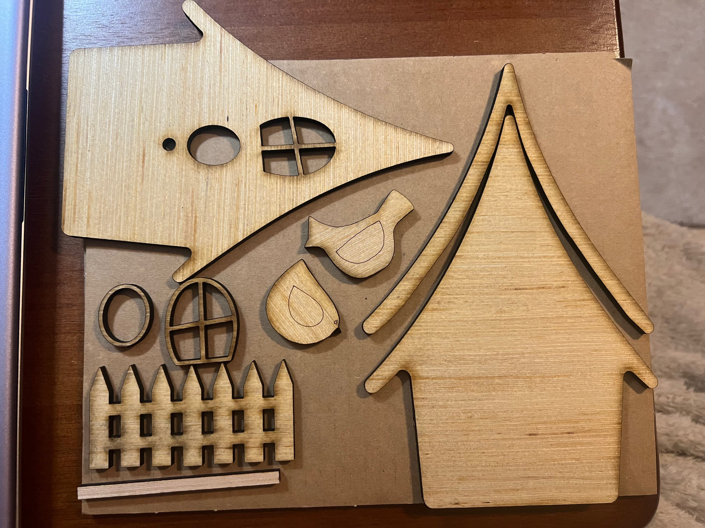 Mini Bird House with fence
