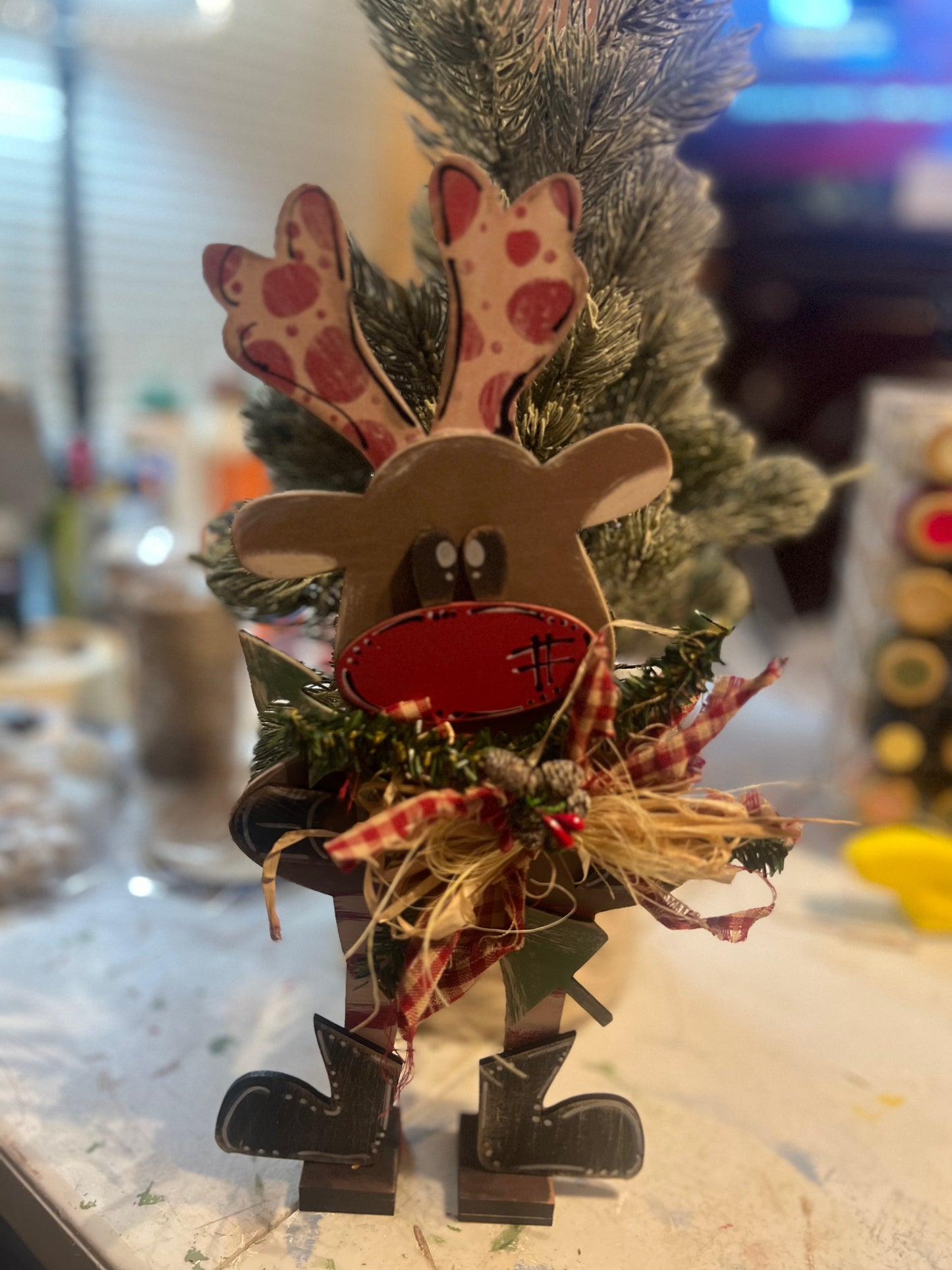 Standing Reindeer Finished Product
