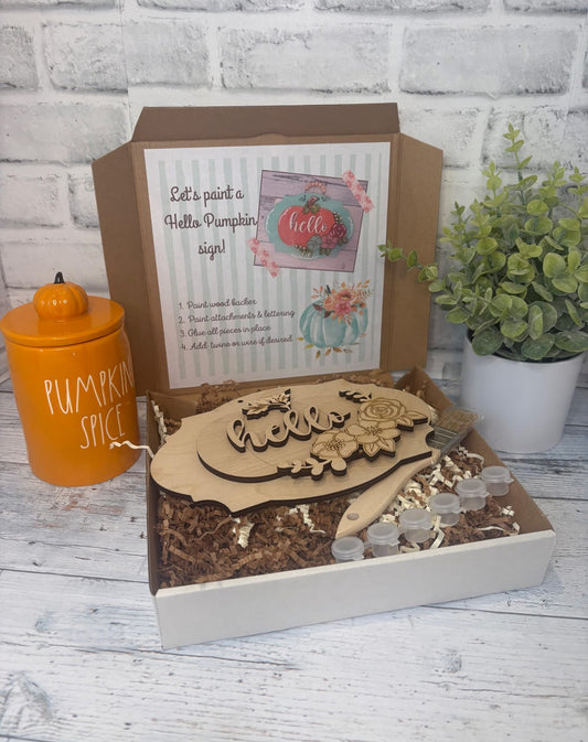 Hello Pumpkin DIY craft kit
